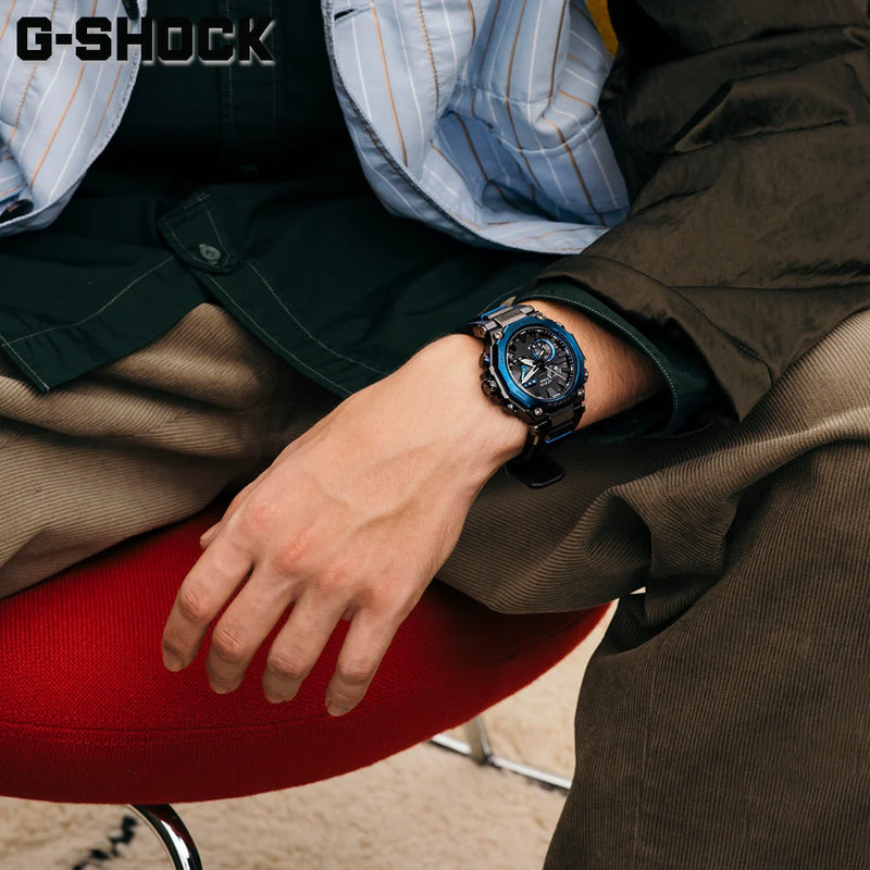 Casio G-Shock Mtg-B2000b-1a2dr - Black Steel Adventurer Men's Watch With Bluetooth Precision And 200m Water Resistance by i-watch