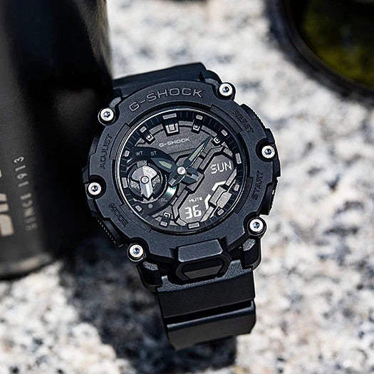 G-Shock Ga-2200bb-1adr Adventure Ready - Rugged Black Timepiece For Men by i-watch