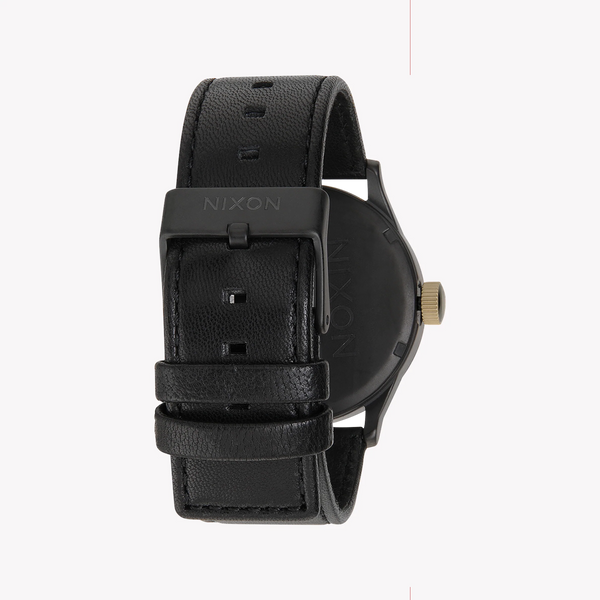 Nixon Men's Black Stainless Steel Watch, Black Leather | A105-1041 by i-watch