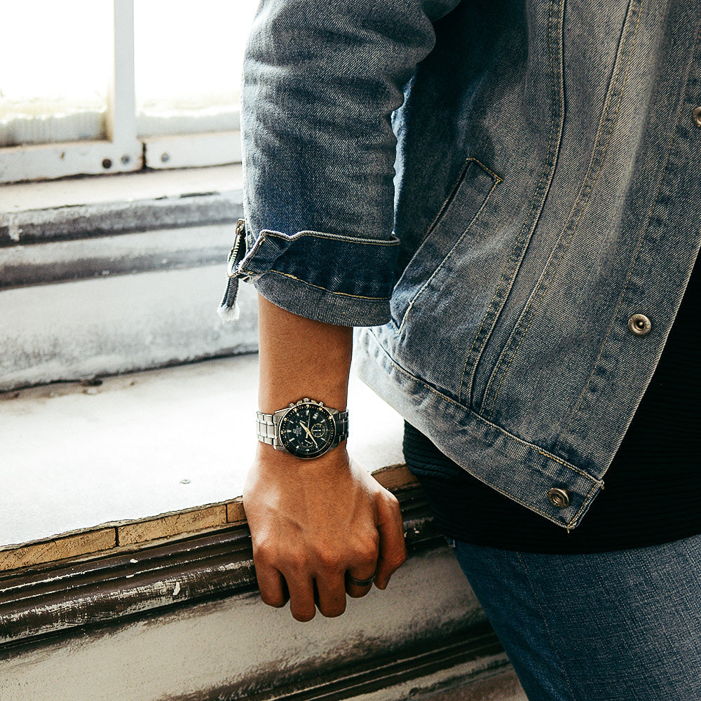 CASIO EDIFICE EFV-540D-1AVUDF - STRIKING ELEGANCE MEN’S WATCH WITH BLACK DIAL & STAINLESS STEEL BAND-i-Watch-3