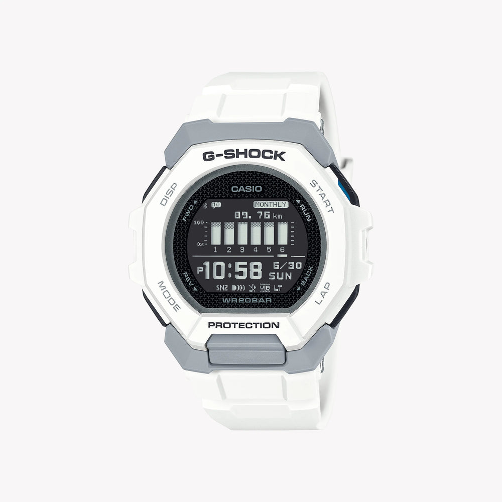 Casio G-Shock Men's White Resin Watch, Digital Display | Gbd-300-7er by i-watch