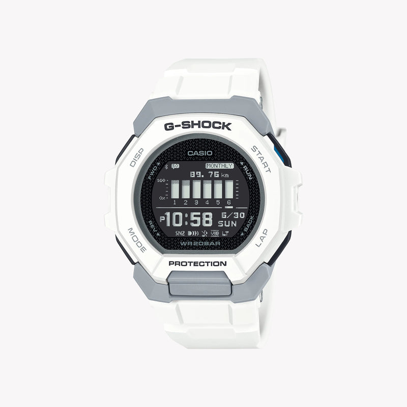 Casio G-Shock Men's White Resin Watch, Digital Display | Gbd-300-7er by i-watch