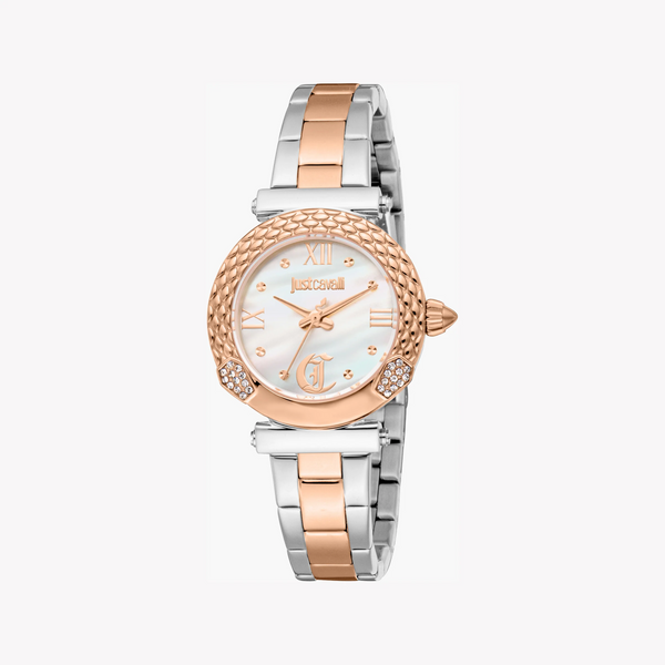 Just Cavalli Women's Two-Tone Watch, White Dial | Jc1l332m0085 by i-watch