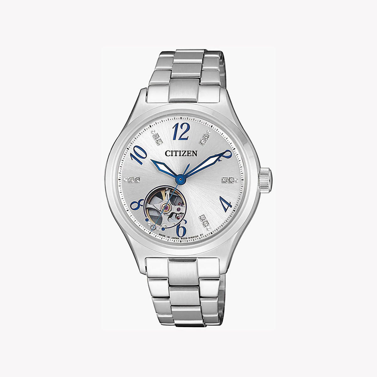 CITIZEN PC1000-81A LADIES' TIMEPIECE - SLEEK SKELETON AUTOMATIC CHARM