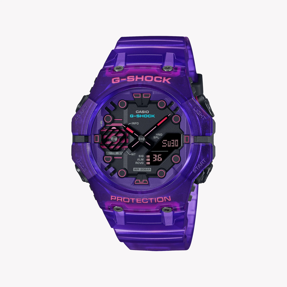 G-Shock Ga-B001cbrs-6adr Men's Adventure Timepiece - Bold Purple Resin & Smart Connectivity by i-watch