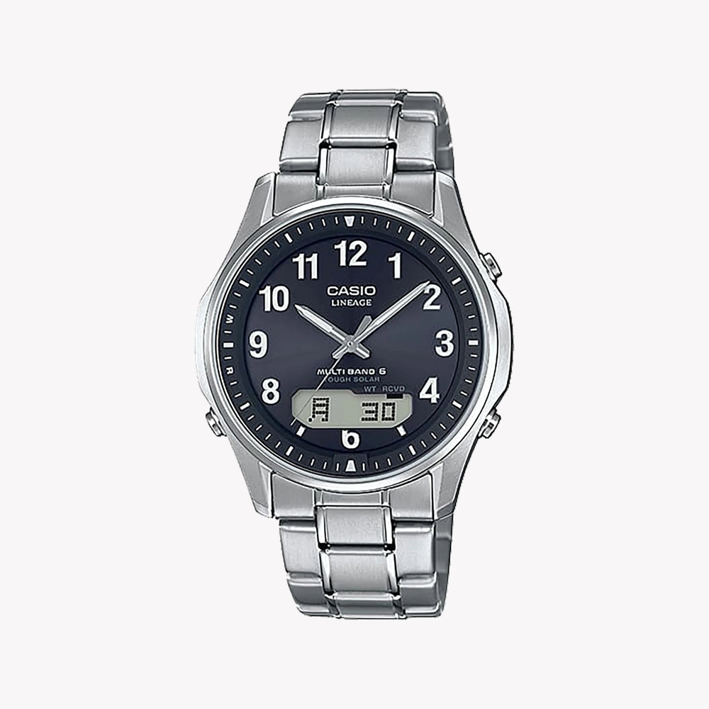 Casio Men's Titanium Watch, Silver & Black | Lcw-M100tse-1a2e by i-watch