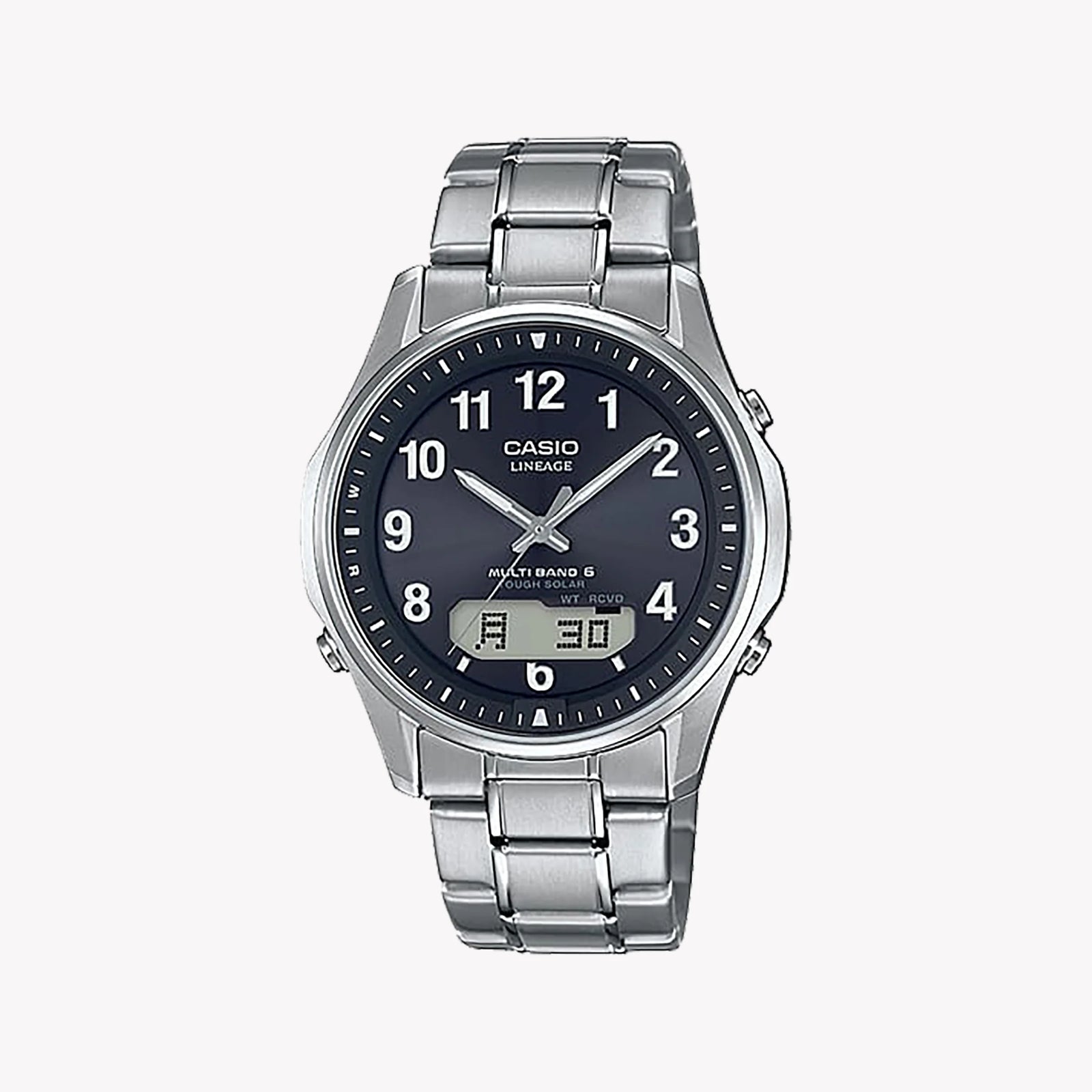Casio Men's Titanium Watch, Silver & Black | Lcw-M100tse-1a2e by i-watch