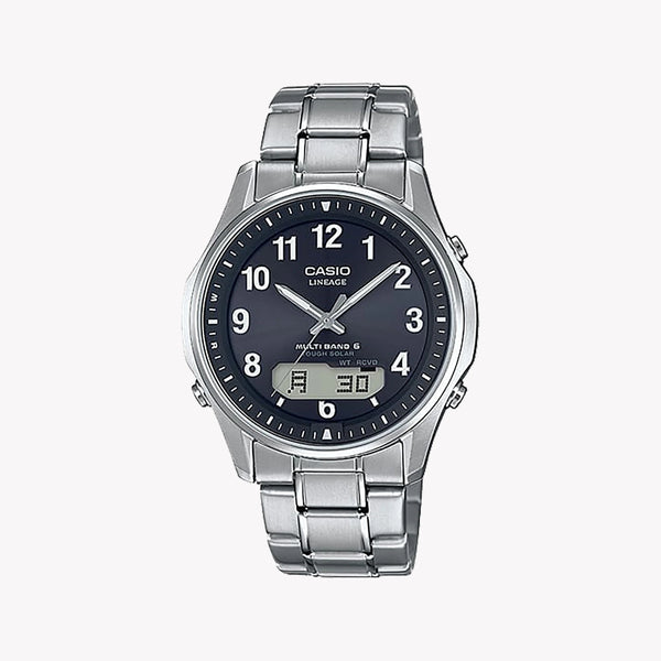 Casio Men's Titanium Watch, Silver & Black | Lcw-M100tse-1a2e by i-watch