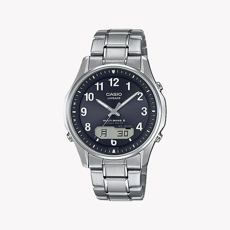 Casio Men's Titanium Watch, Silver & Black | Lcw-M100tse-1a2e by i-watch