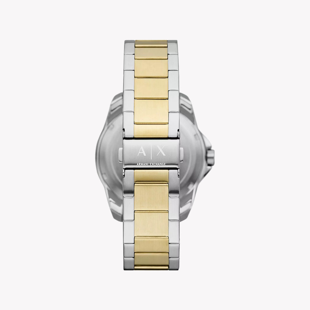 ARMANI EXCHANGE AX1956 TIME MASTER - MODERN ELEGANCE MEN'S WATCH with Silver Stainless Steel & Black Dial-i-Watch-3