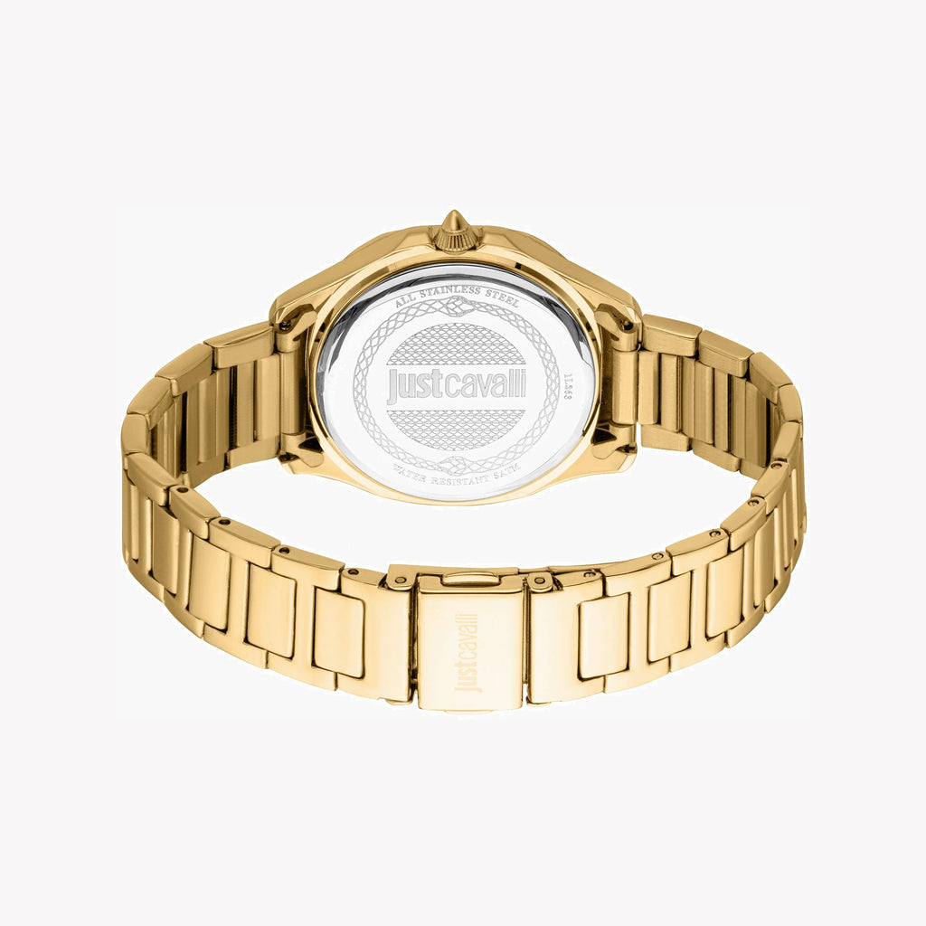 JUST CAVALLI Women's Watch with Gold Stainless Steel Case and Gold Stainless Steel Band-i-Watch-3