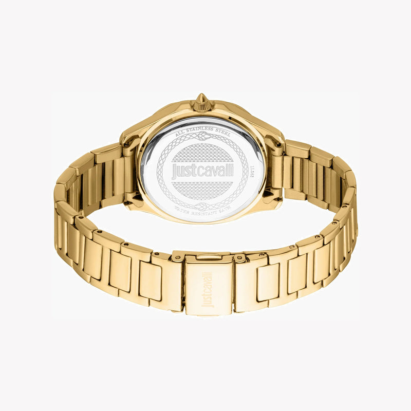 Just Cavalli Women's Gold Stainless Steel Watch, Silver Dial | Jc1l263m0055 by i-watch