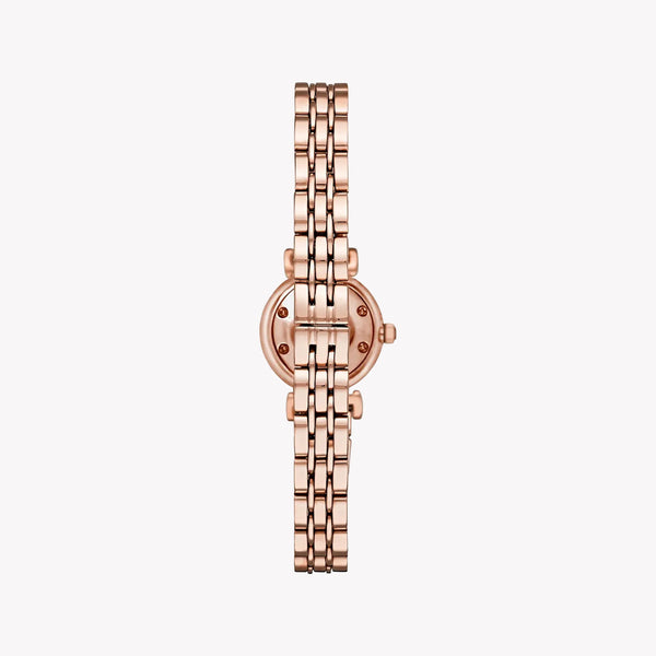 Emporio Armani Women's Rose Gold Watch, White Dial | Ar11203 by i-watch
