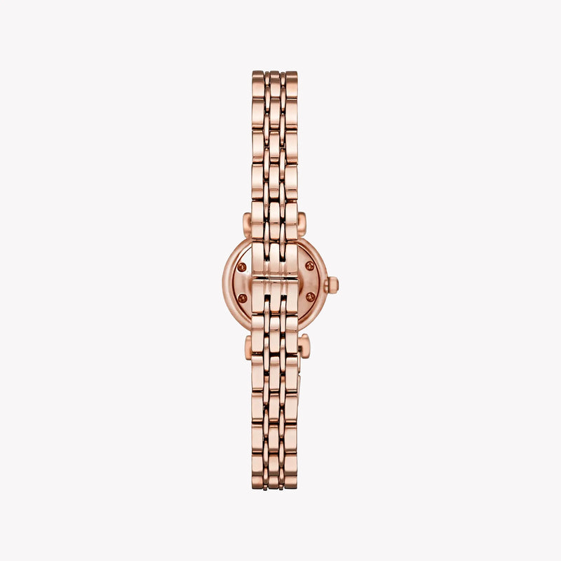 Emporio Armani Women's Rose Gold Watch, White Dial | Ar11203 by i-watch