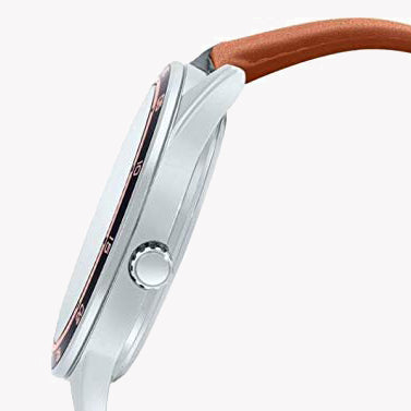 CASIO MTP-E319L-1BVDF ELEGANT ADVENTURER - MEN'S STYLISH LEATHER WATCH WITH BLACK DIAL-i-Watch-3