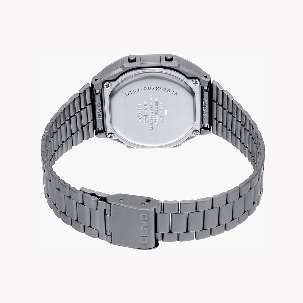 CASIO A168WGG-1BDF SPORTY STYLISH TIMEPIECE - VERSATILE BLACK DIGITAL WATCH-i-Watch-3