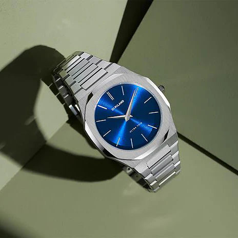 D1 MILANO Unisex Silver Watch, Blue Dial | D1-UTBJ09 by i-watch