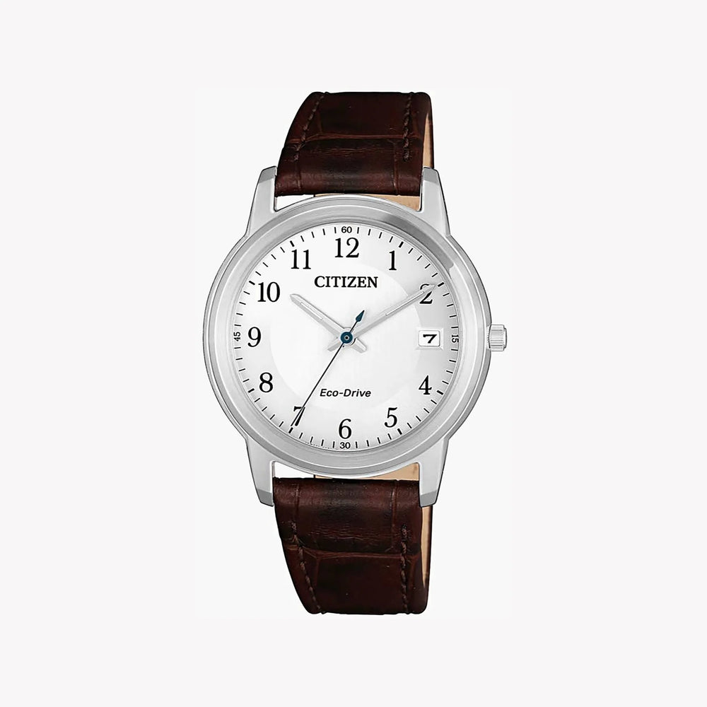 Citizen Eco-Drive Fe6011-14a - Elegantly Functional Women's Timepiece With Brown Leather Band by i-watch
