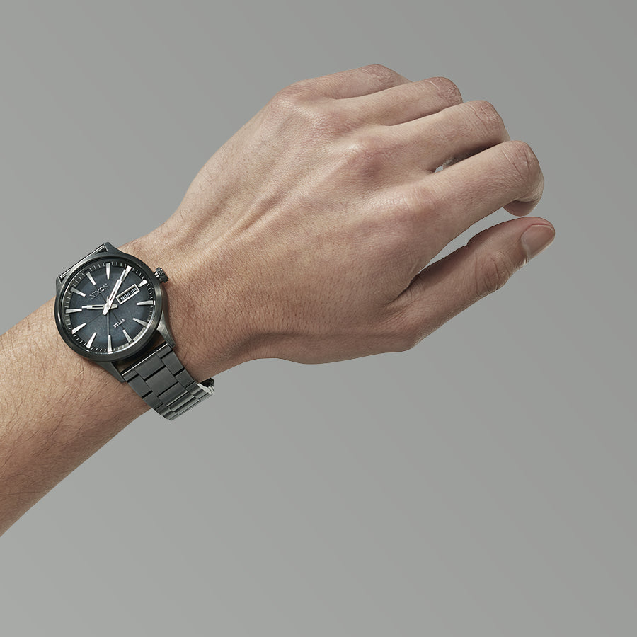 NIXON A1346-131 BLACK STAINLESS STEEL - ELEGANCE MEETS STRENGTH UNISEX WATCH-i-Watch-2