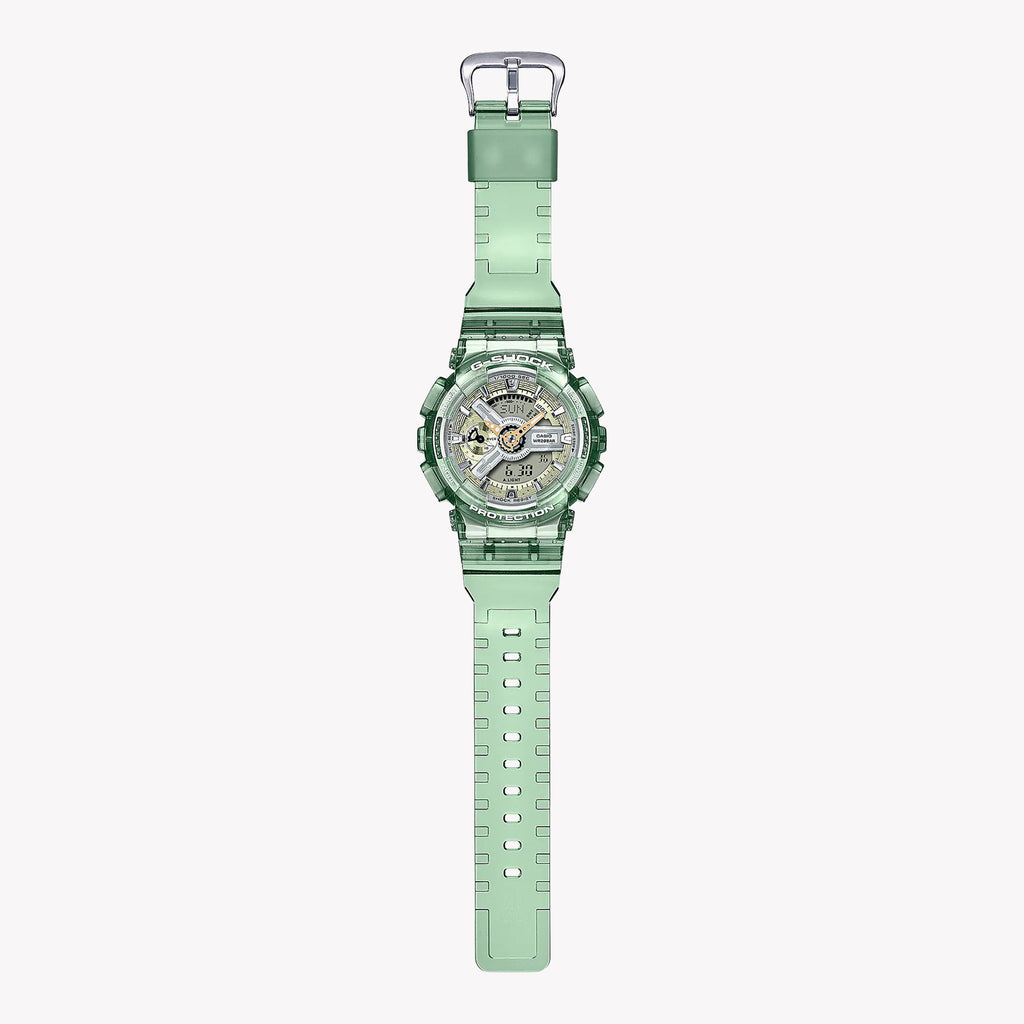 CASIO G-SHOCK GMA-S110GS-3ADR - DYNAMIC GREEN FUSION Women's Watch with vibrant green resin band and sporty elegance-i-Watch-5