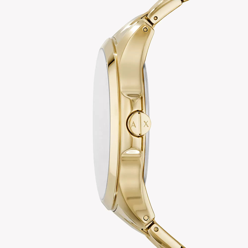 A|X ARMANI EXCHANGE AX7124 - GOLD CLASSIC BLACK DIAL TIMEPIECE FOR MODERN MEN-i-Watch-2