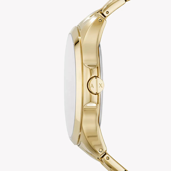A|X Armani Exchange Men's Gold Watch, Black Dial | Ax7124 by i-watch