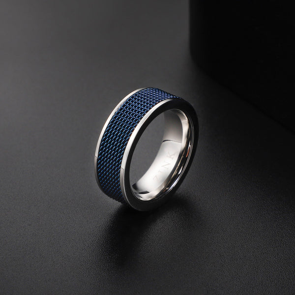 Zjrg036sbl Zink Men's Ring