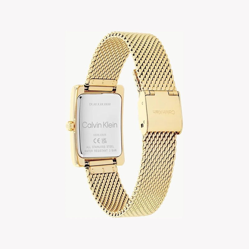 Ck Calvin Klein Women's Gold Watch, Silver Dial | K3m511d3 by i-watch