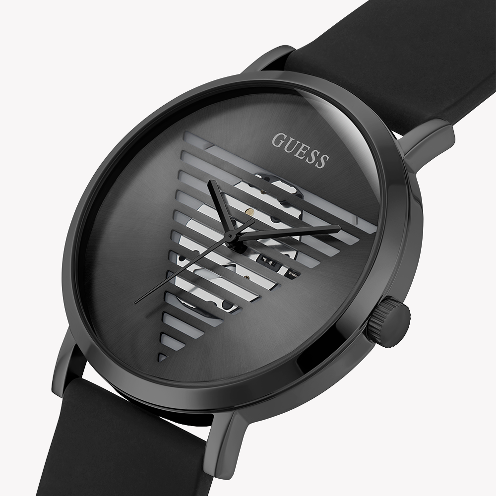 GUESS GW0503G3 BOLD PERFORMANCE - MEN'S BLACK STAINLESS STEEL AND SILICONE WATCH-i-Watch-5