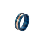 ZJRG037BL-18 Zink Men's Rings