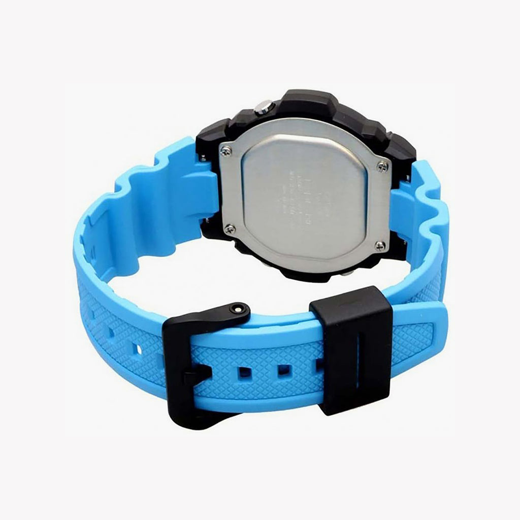 CASIO W-219H-2A2VDF DYNAMIC VERSATILITY - MEN'S RUGGED STYLISH WATCH WITH BLACK RESIN BAND & BLUE DISPLAY-i-Watch-2