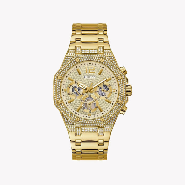 Guess Men's Gold Stainless Steel Watch, Gold Dial | Gw0419g2 by i-watch