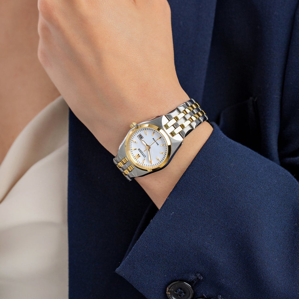 CITIZEN EW2299-50A CHIC FUNCTIONALITY - ELEGANT GOLD & SILVER TIMEPIECE FOR MODERN WOMEN-i-Watch-2
