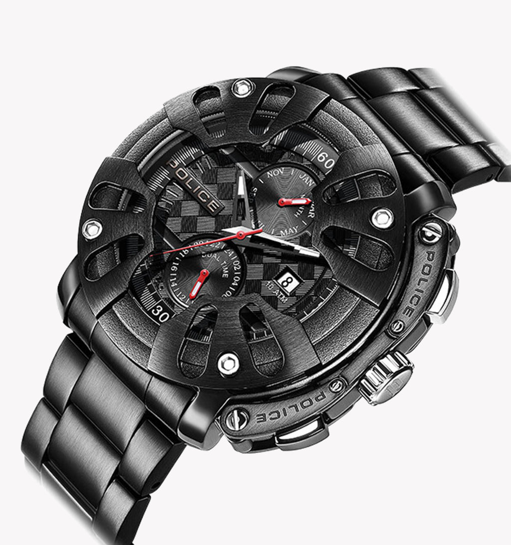 POLICE PL-13806JSB_02M DYNAMIC ELEGANCE - MEN'S BLACK STAINLESS STEEL TIMEPIECE-i-Watch-2