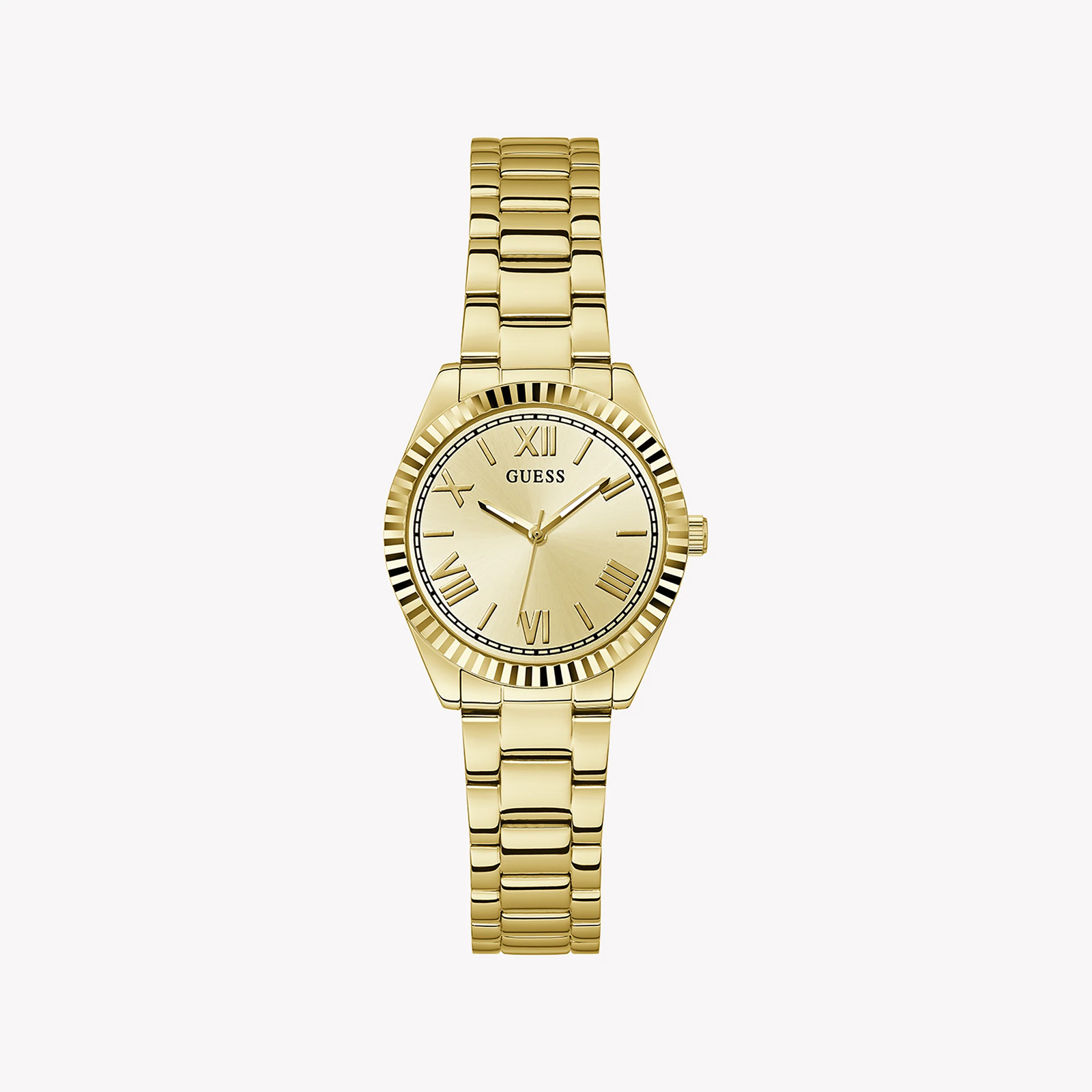 Guess Women's Gold Stainless Steel Watch, Champagne Dial | Gw0687l2 by i-watch