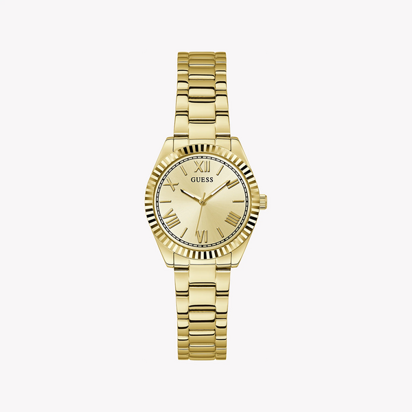 Guess Women's Gold Stainless Steel Watch, Champagne Dial | Gw0687l2 by i-watch