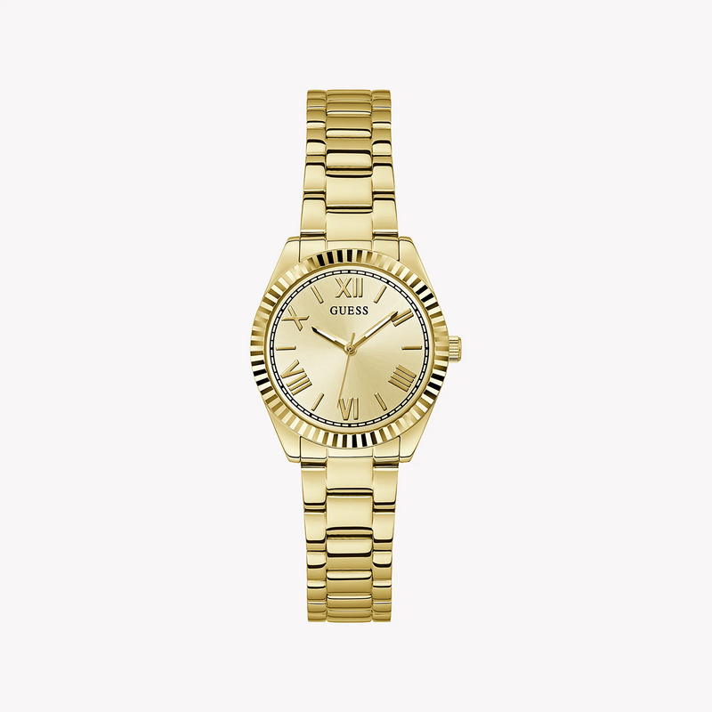 Guess Women's Gold Stainless Steel Watch, Champagne Dial | Gw0687l2 by i-watch