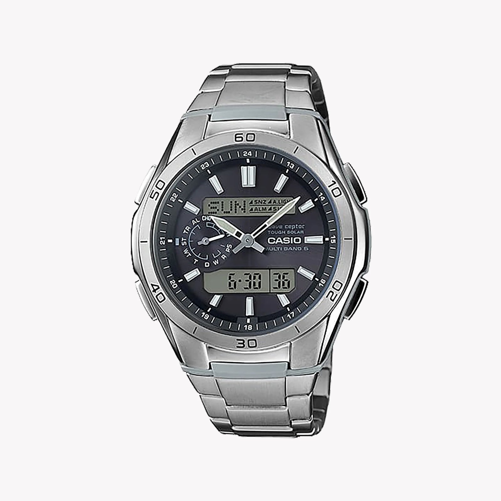Casio G-Shock Men's Titanium Watch, Silver & Black | Wva-M650td-1aer by i-watch