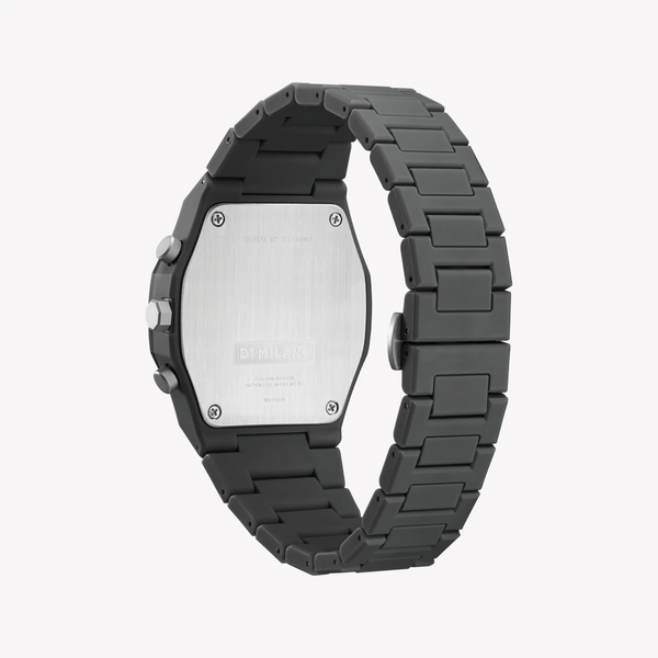 D1 MILANO Men's Black Stainless Steel Watch, Black Dial | D1-PHBJ04 by i-watch