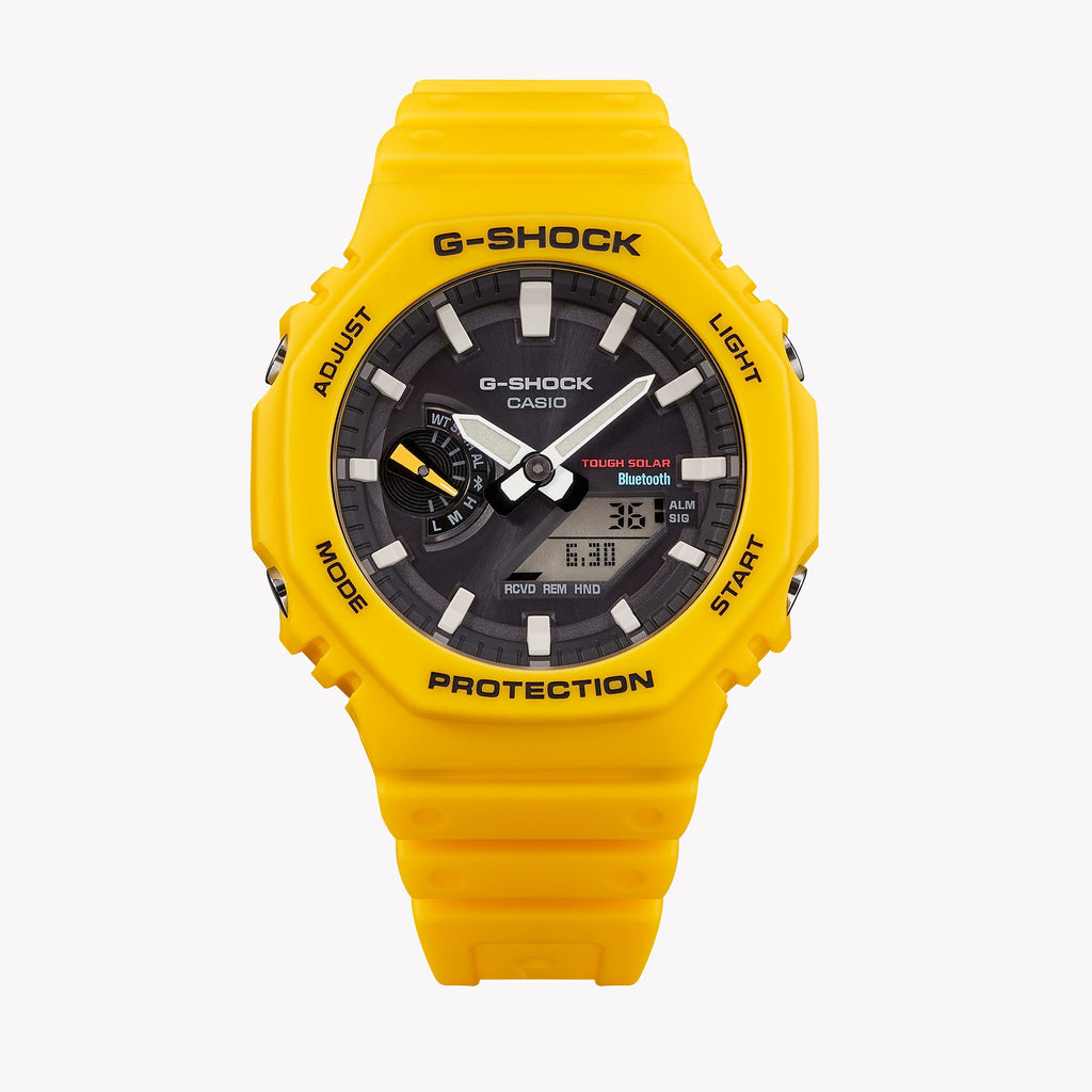 CASIO G-SHOCK GA-B2100C-9ADR OAK BOLD - MEN'S RESILIENT TIMEPIECE WITH YELLOW DESIGN-i-Watch-2