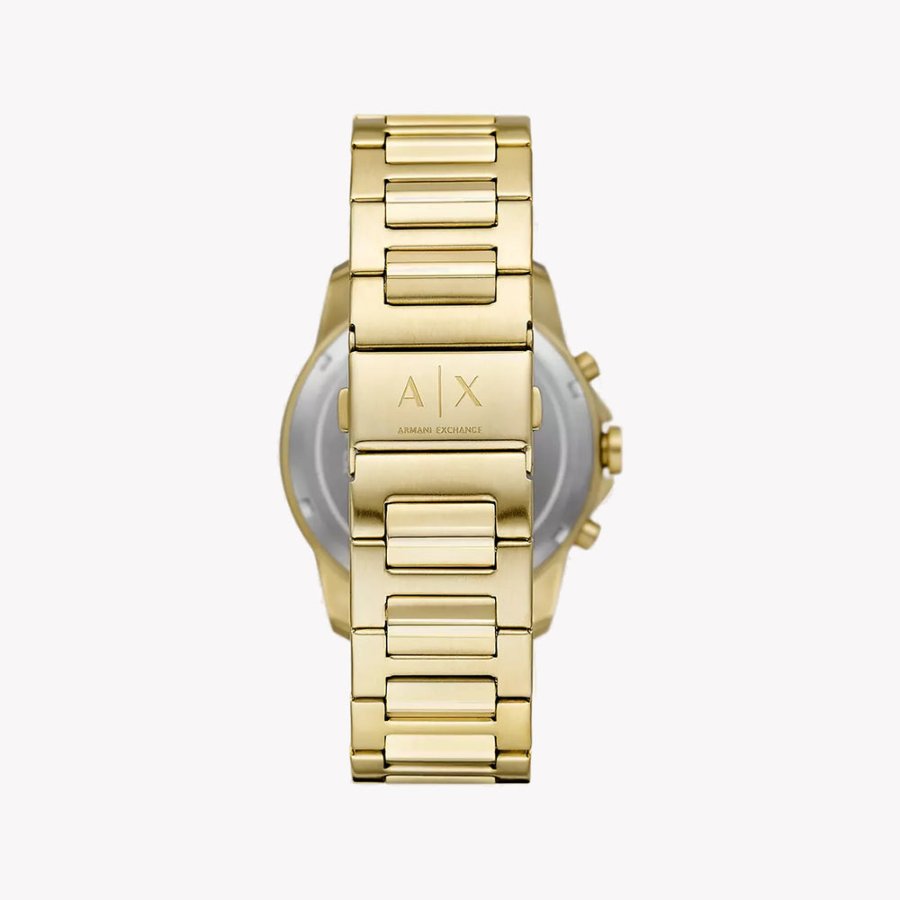 Armani Exchange Men's Gold Watch, Blue Dial | Ax7151set by i-watch