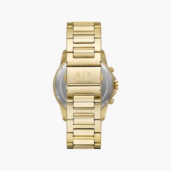 Armani Exchange Men's Gold Watch, Blue Dial | Ax7151set by i-watch