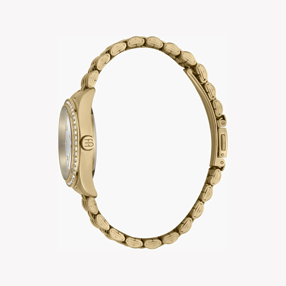 Esprit Women's Gold Stainless Steel Watch, Silver Dial | Es1l103m0035 by i-watch