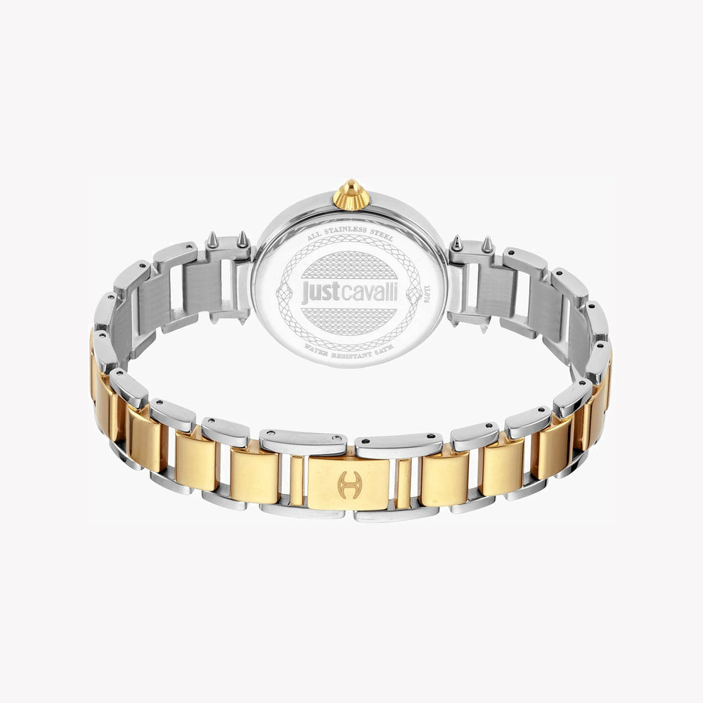 Just Cavalli Women's Silver & Gold Watch, Elegant Dial | Jc1l076m0105 by i-watch