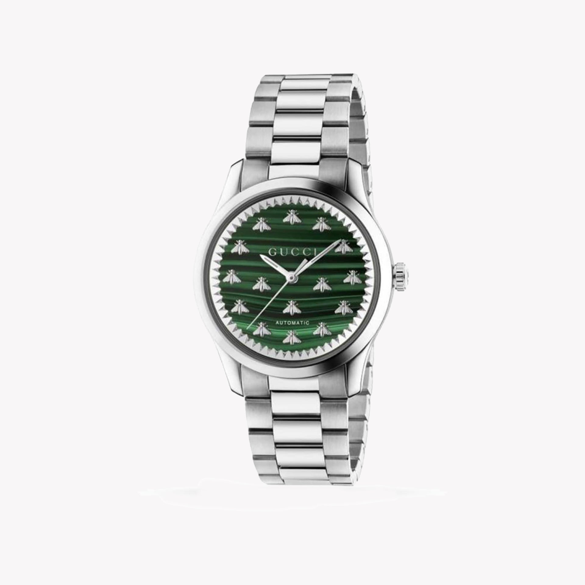 Gucci Men's Silver Watch, Green Dial | Ya1264176 – i-Watch Gucci Men's Silver Watch, Green Dial | Ya1264176 – i-Watch