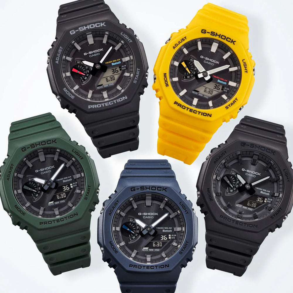 Casio Men's Black Resin Watch, Carbon Case | Ga-B2100-1a1er by i-watch