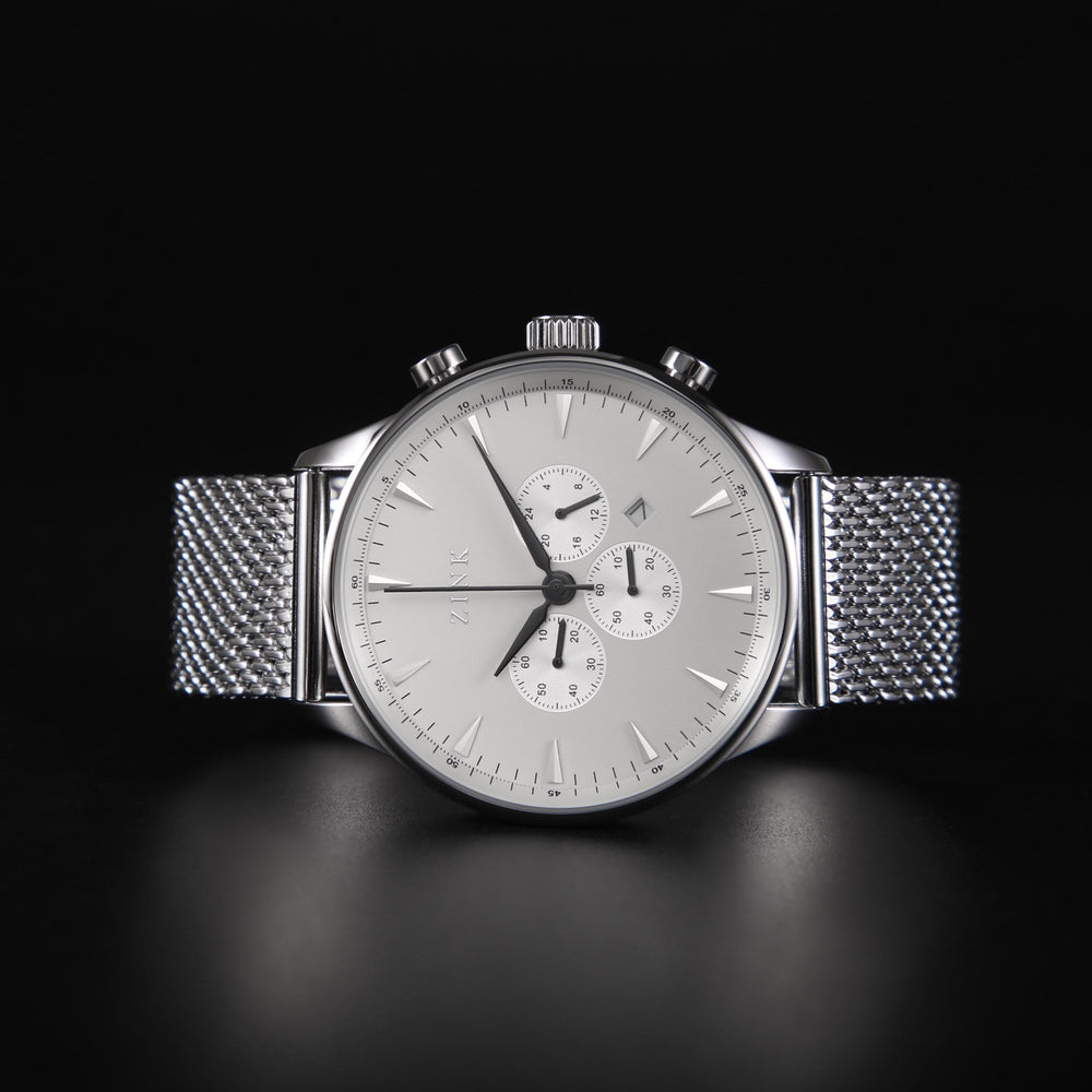 Zink Men's Stainless Steel Silver Watch | Zk127g2ms-16 by i-watch