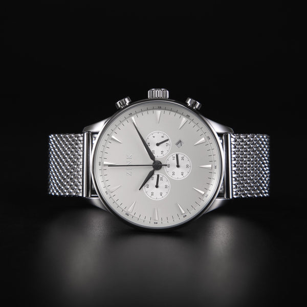 Zink Men's Stainless Steel Silver Watch | Zk127g2ms-16