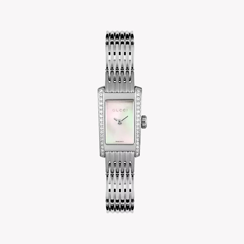 Gucci Women's Silver Watch, Mop Dial | Ya086502 by i-watch