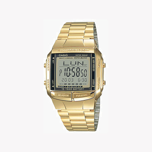 Montre Casio DB-360G-9A DATA BANK pour homme en or